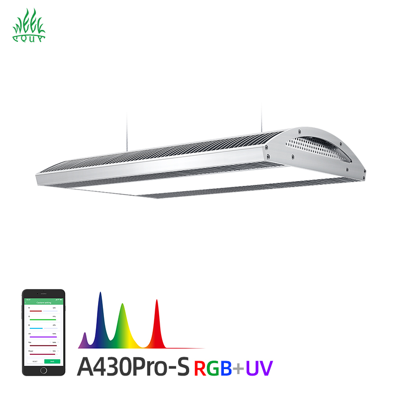Planted Aquarium Hanging Light - Week Aqua A430Pro LED Aquarium Light