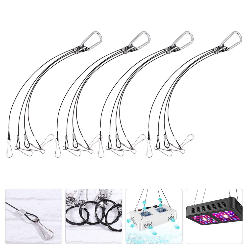 Planted Aquarium Hanging Light - 4Pcs Premium Stainless Steel Rope Hanger