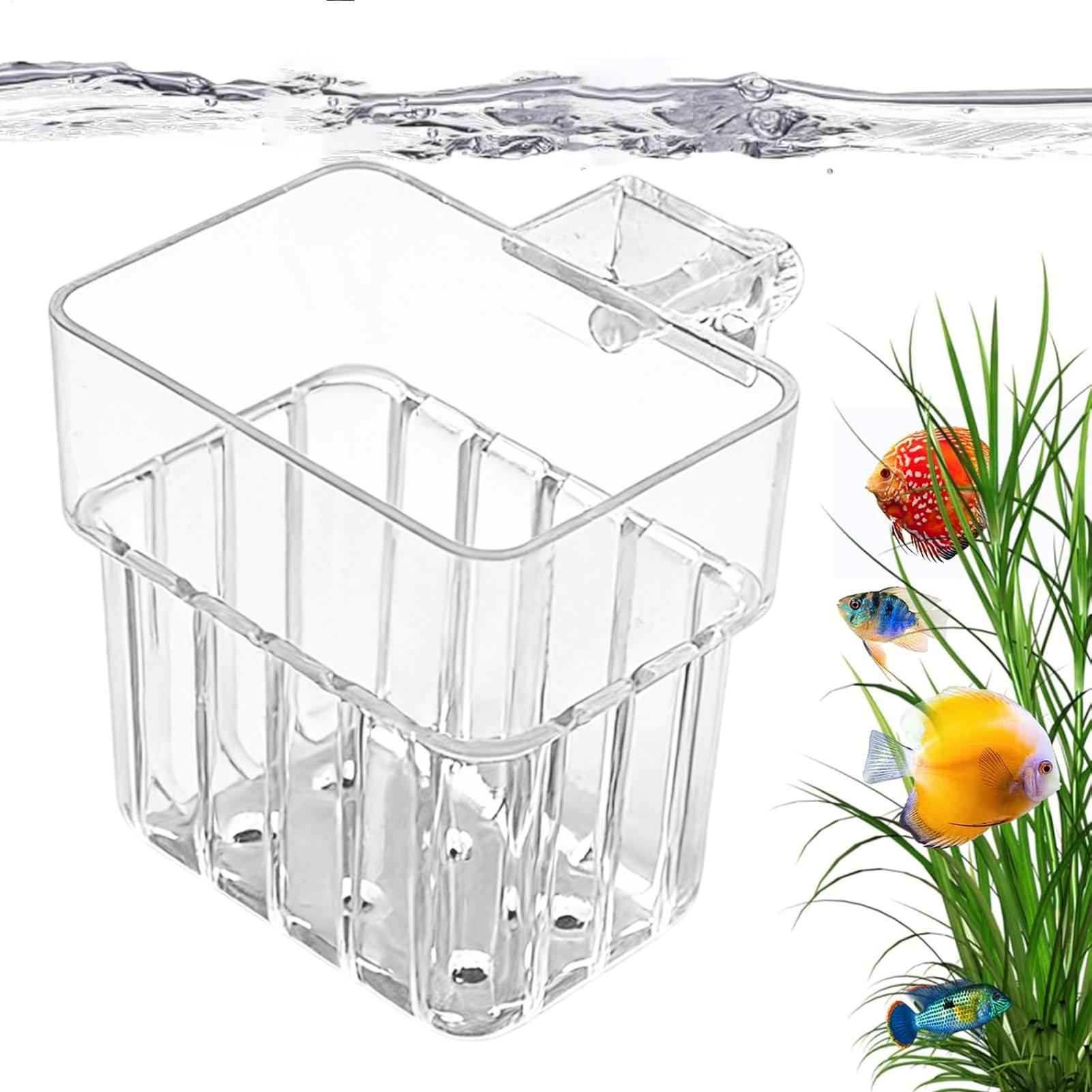 Aquarium Plant Holder - Aquarium Transparent Hanger Pot Hangable Aquarium