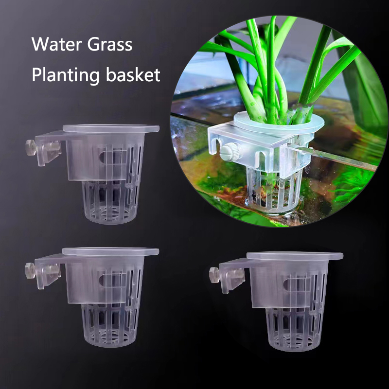 Aquarium Planted Wall - Aquarium Planting Basket Hydroponic Support Hangable