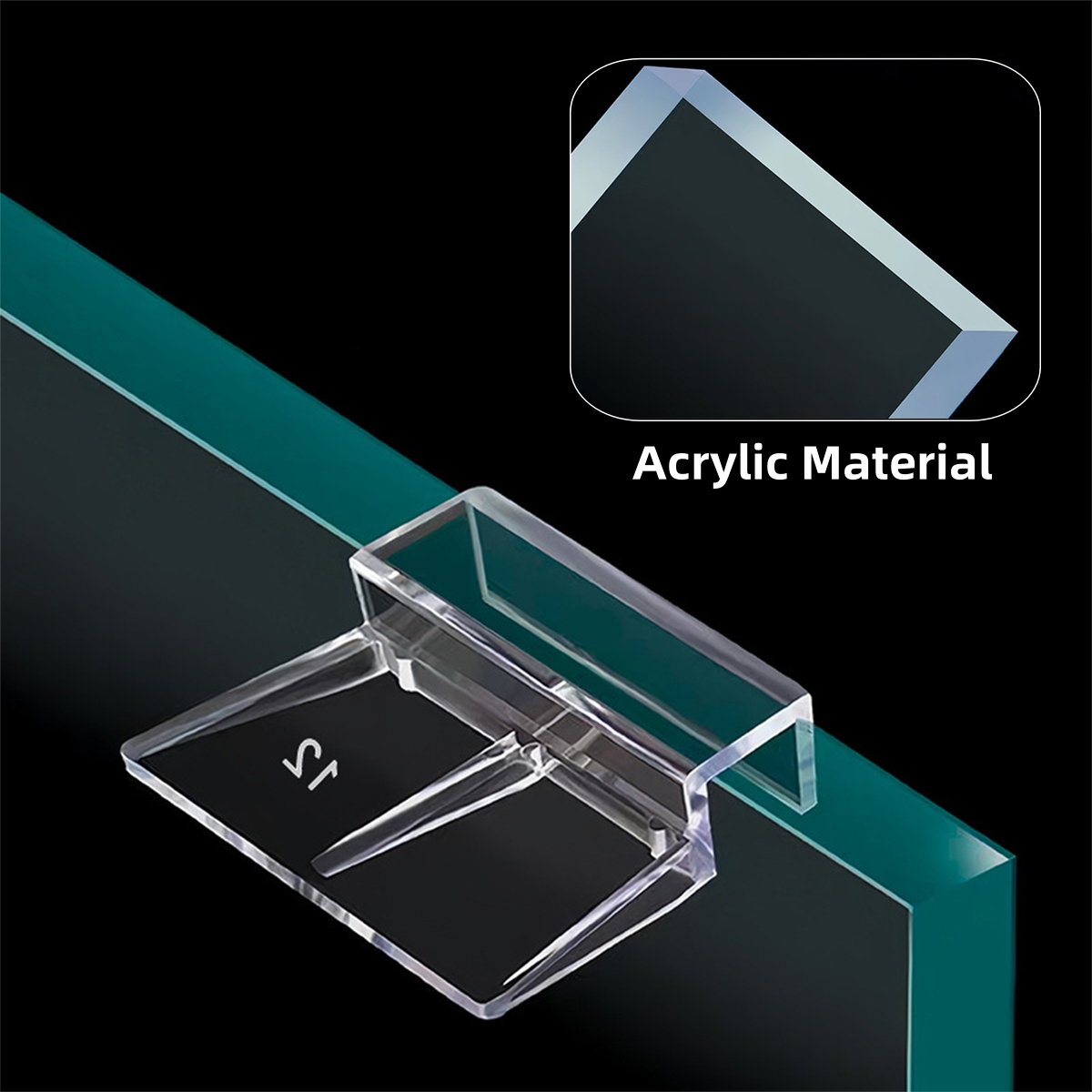 10Pcs Transparent Acrylic Fish - Aquarium Plant Holder review and price