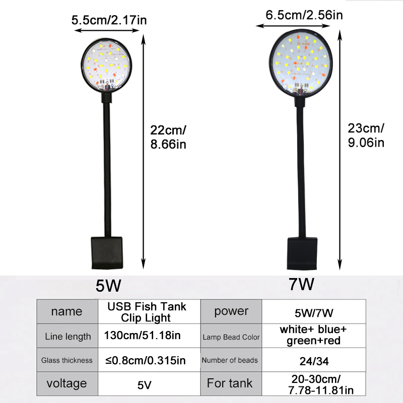 USB Aquarium LED Lamp Fish Tan - Aquarium Planted Tank Fertilizer review and price