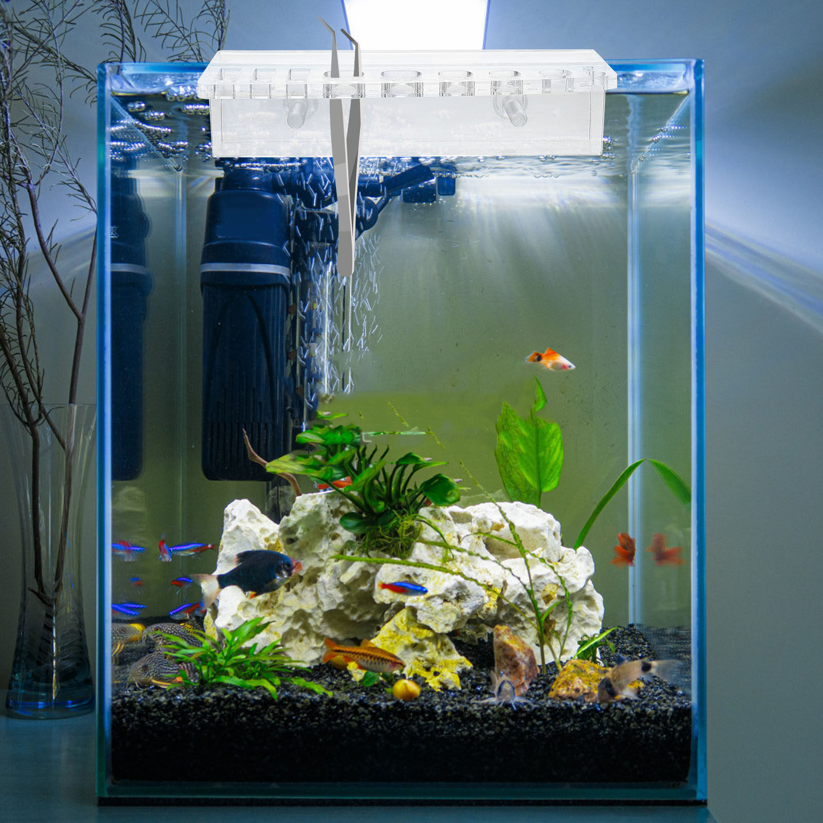 Aquarium Tool Holder Acrylic F - Aquarium Planted Wall review and price
