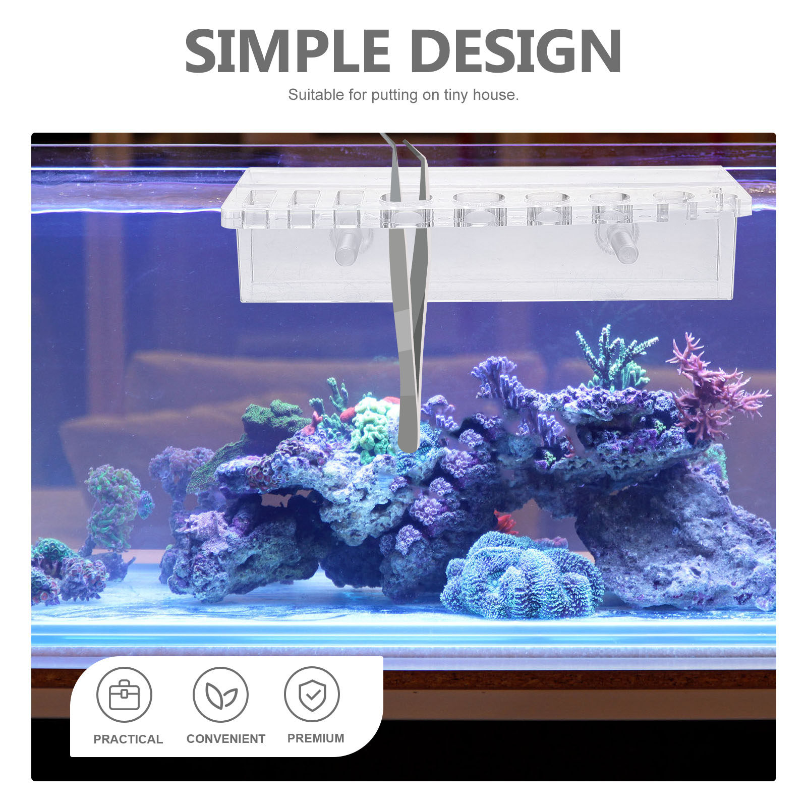 Aquarium Tool Holder Acrylic F - Aquarium Planted Wall review and price