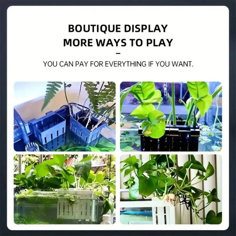 Aquarium Plant Holder Black Pl - Aquarium Plant Holder review and price