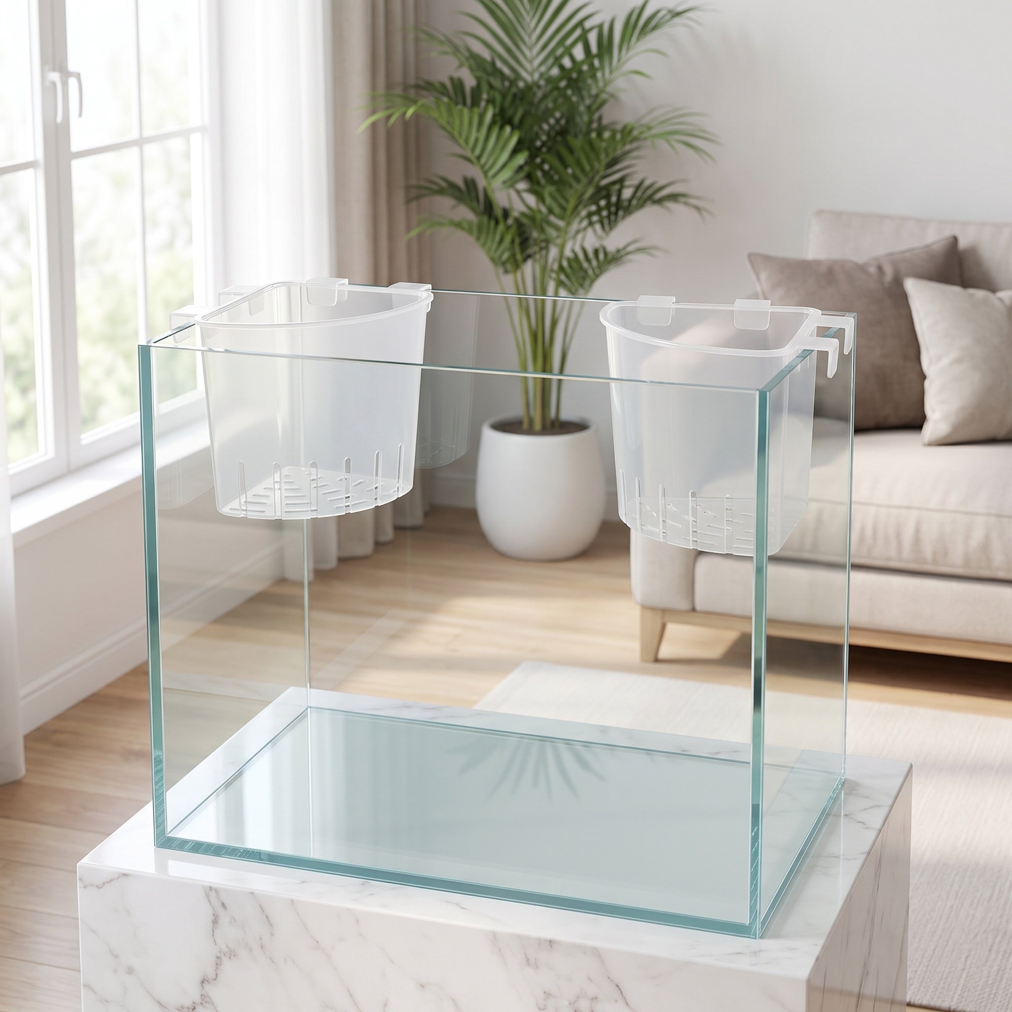 4Pcs Aquarium Hanging Corner P - Aquarium Plant Holder review and price