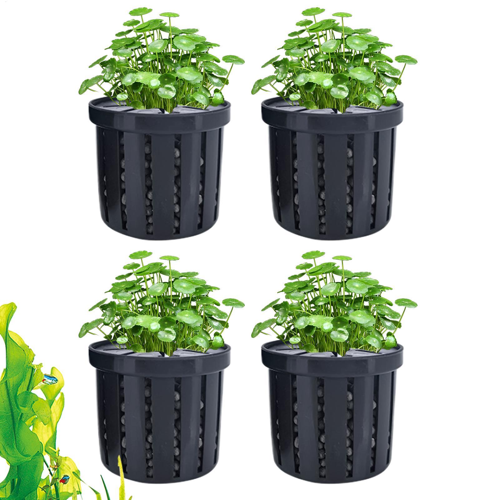 4 Pieces Aquarium Planter Pot  - Aquarium Plant Holder review and price