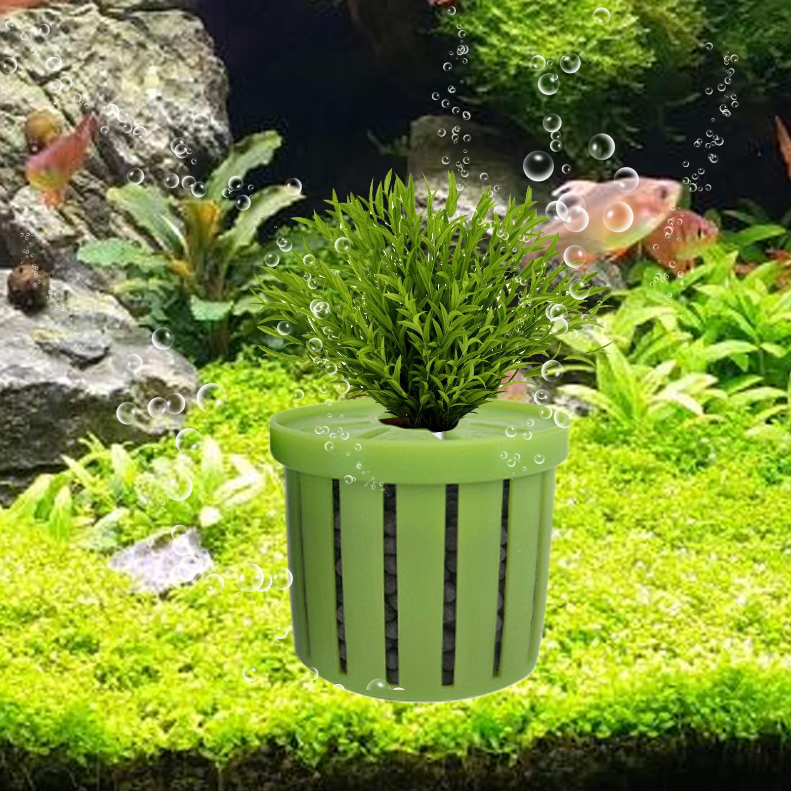 4 Pieces Aquarium Planter Pot  - Aquarium Plant Holder review and price