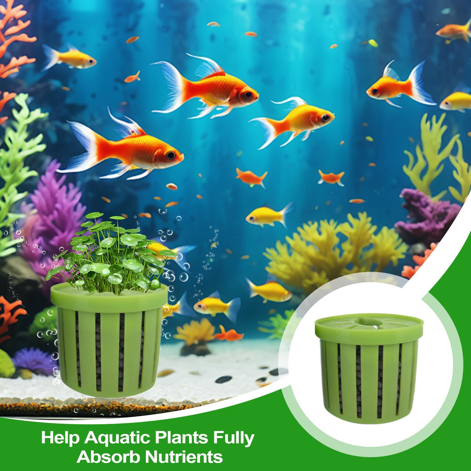 4 Pieces Aquarium Planter Pot  - Aquarium Plant Holder review and price