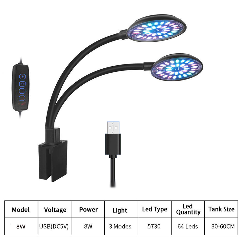 USB Aquarium LED Light Fish Ta - Aquarium Plant Grow Light review and price