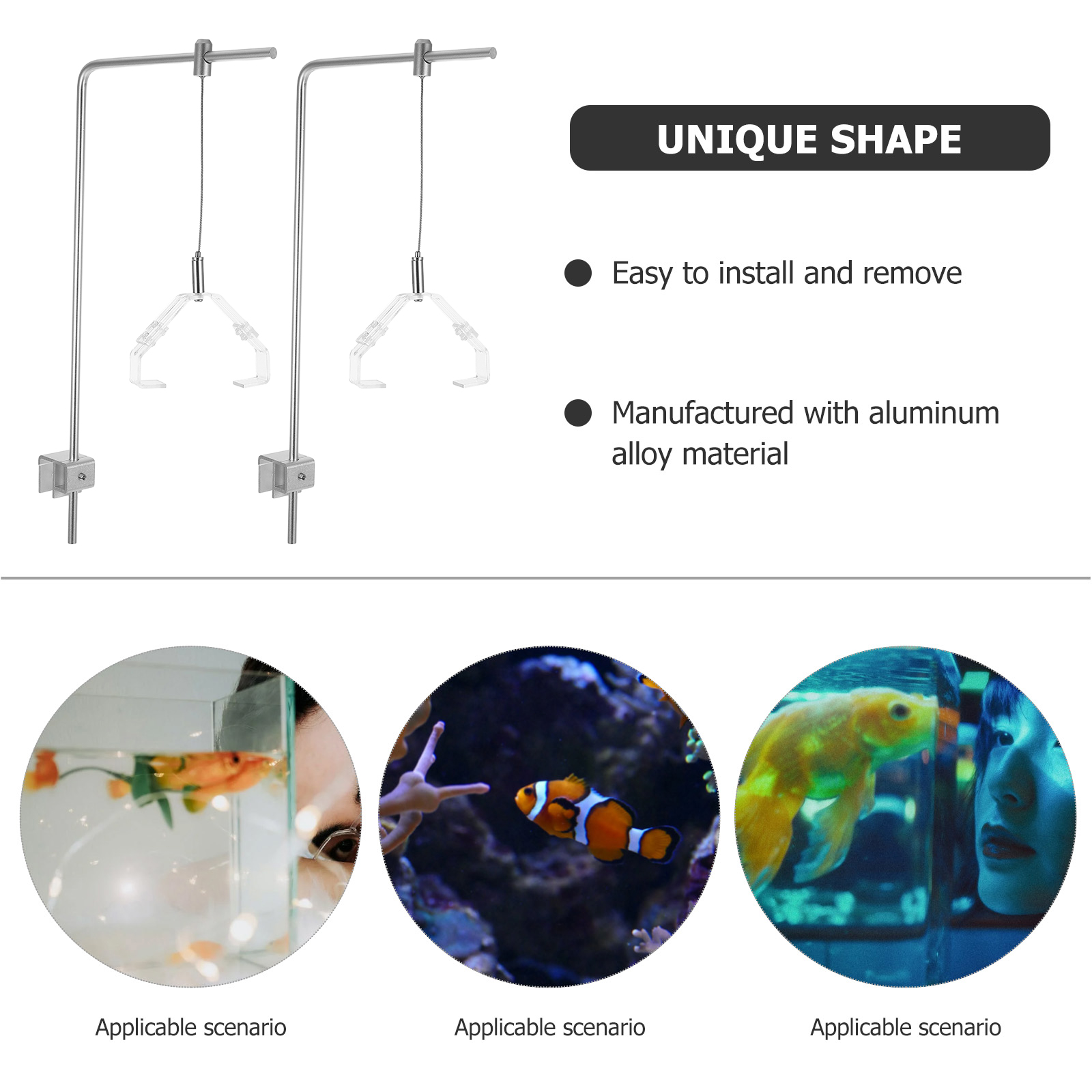 2pcs Aquarium Light Holder Wit - Aquarium Plant Holder review and price