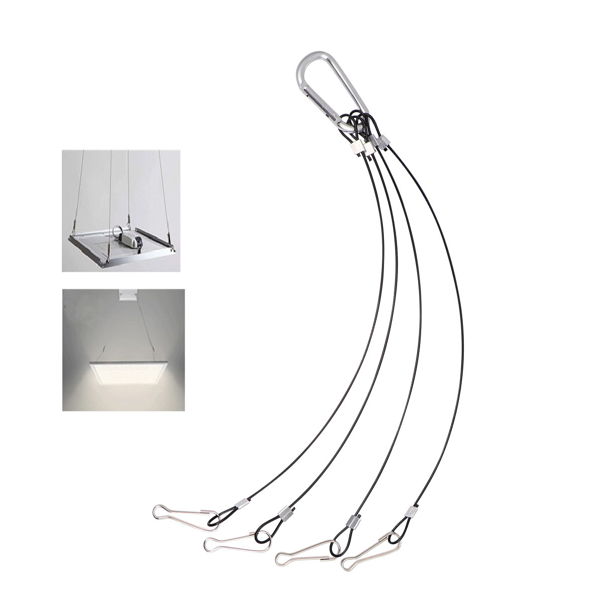 4Pcs Lightweight Steel Safety  - Planted Aquarium Hanging Light review and price