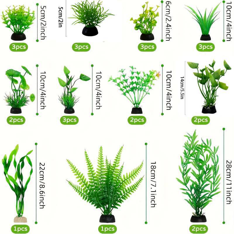 Aquarium Decor Set Artificial  - Planted Aquarium Aquascape review and price