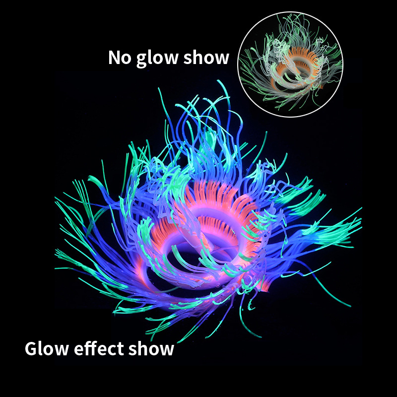 Soft Silicone Sea Anemone Cora - Aquarium Plant Gel review and price
