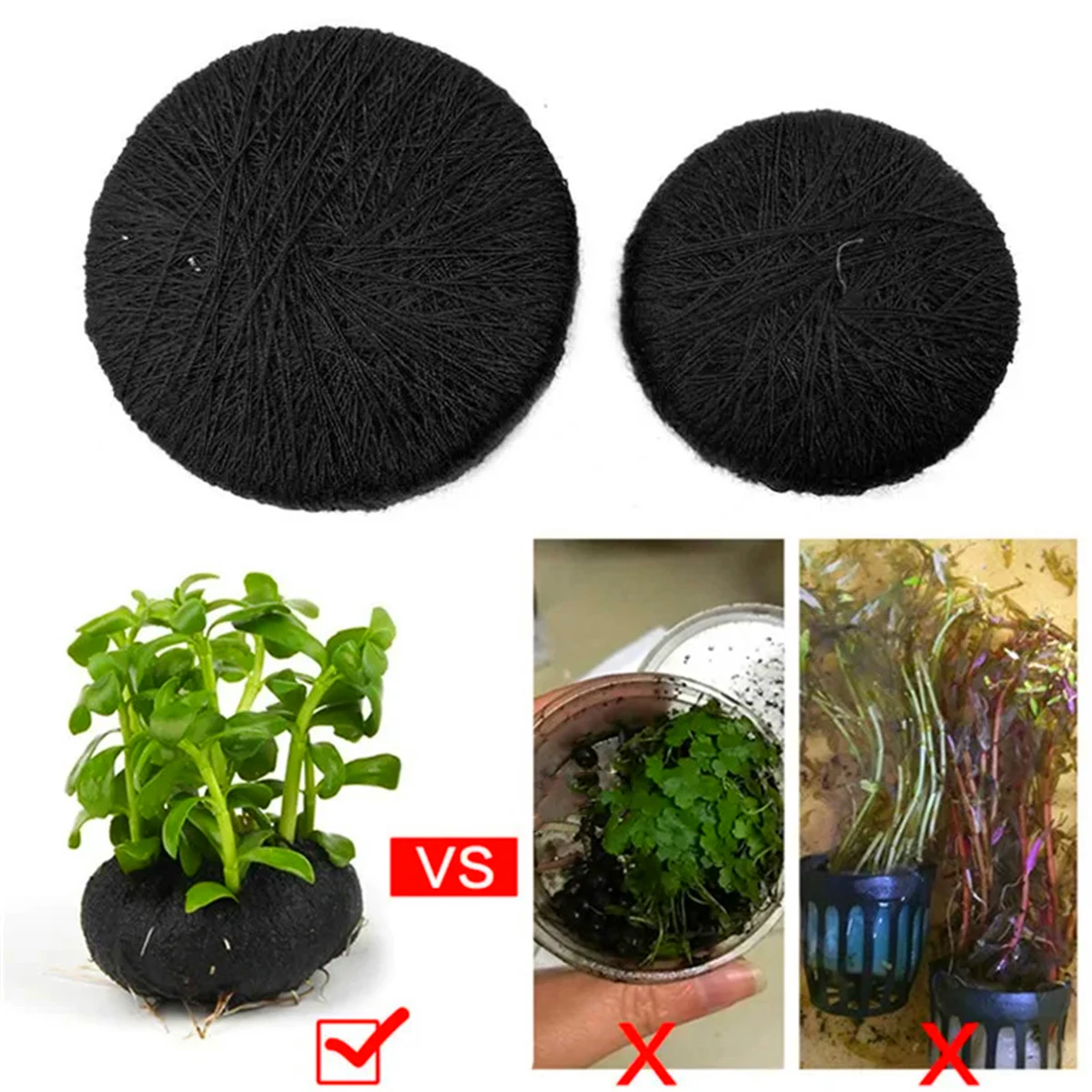 5Pcs Black Fish Tank Water Gra - Aquarium Planted Tank Substrate review and price