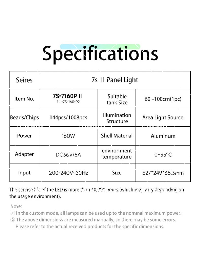 Aquarium LED Light 160W RGB Fu - Aquarium Plants review and price