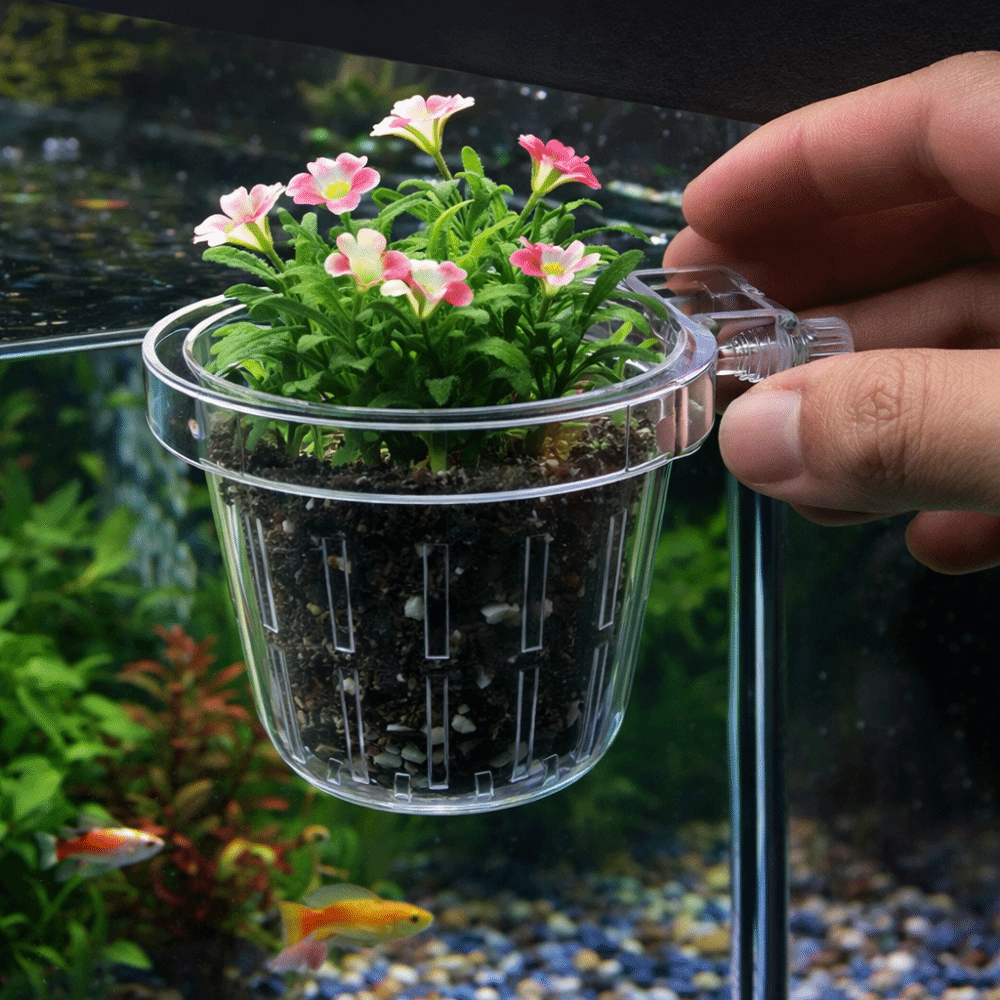Transparent Fish Tank Grass Cu - Aquarium Planted Wall review and price